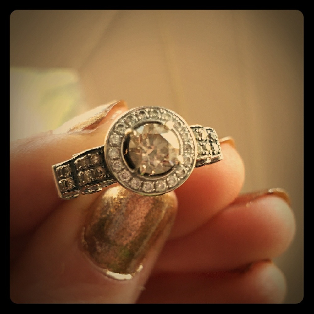 Levian 14k Vanilla Gold White Chocolate Diamond